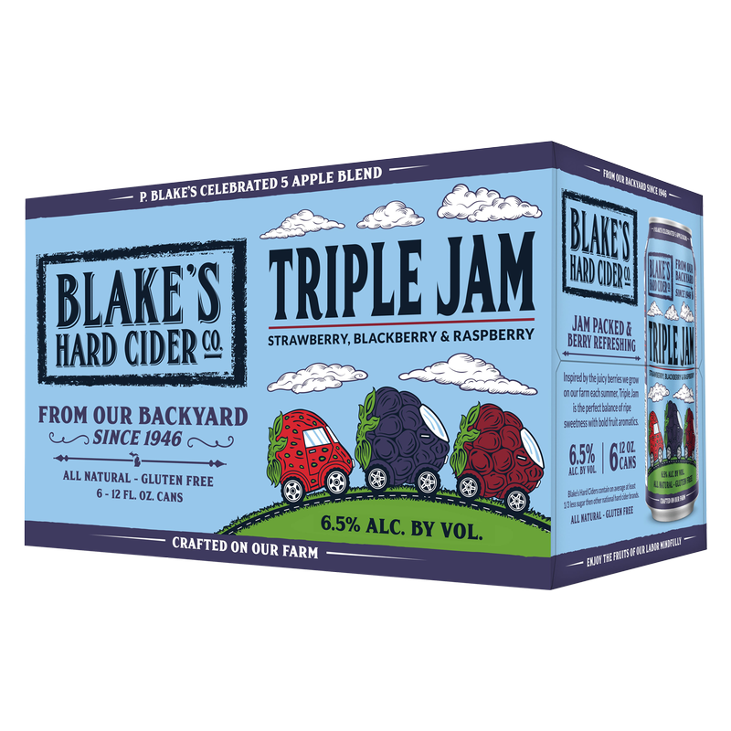 Blake's Hard Cider Co. Triple Jam 6pk 12oz Cans 6.5% ABV