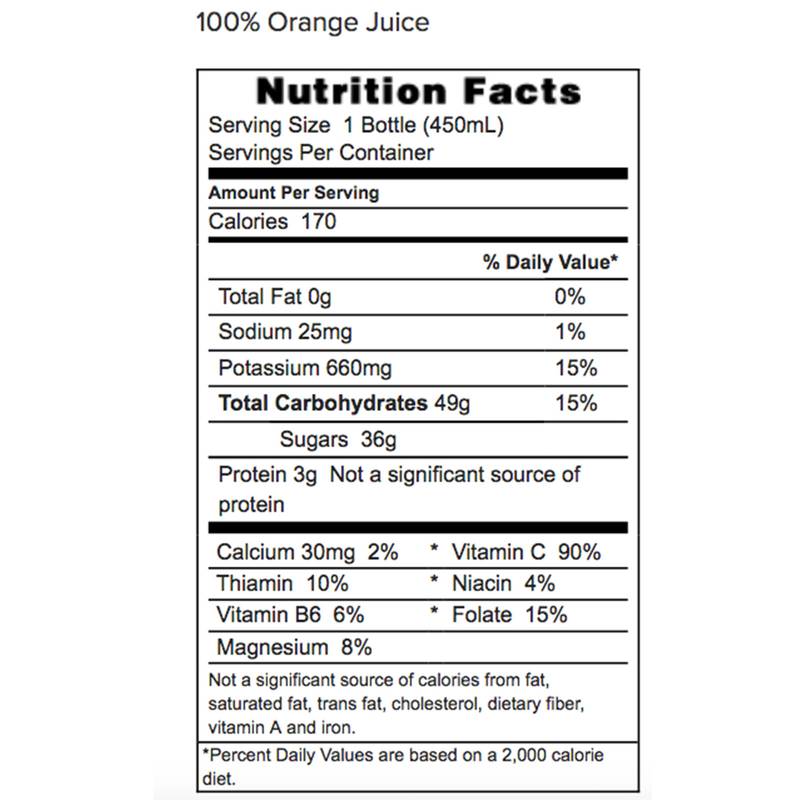 Minute Maid Orange Juice 12oz Btl