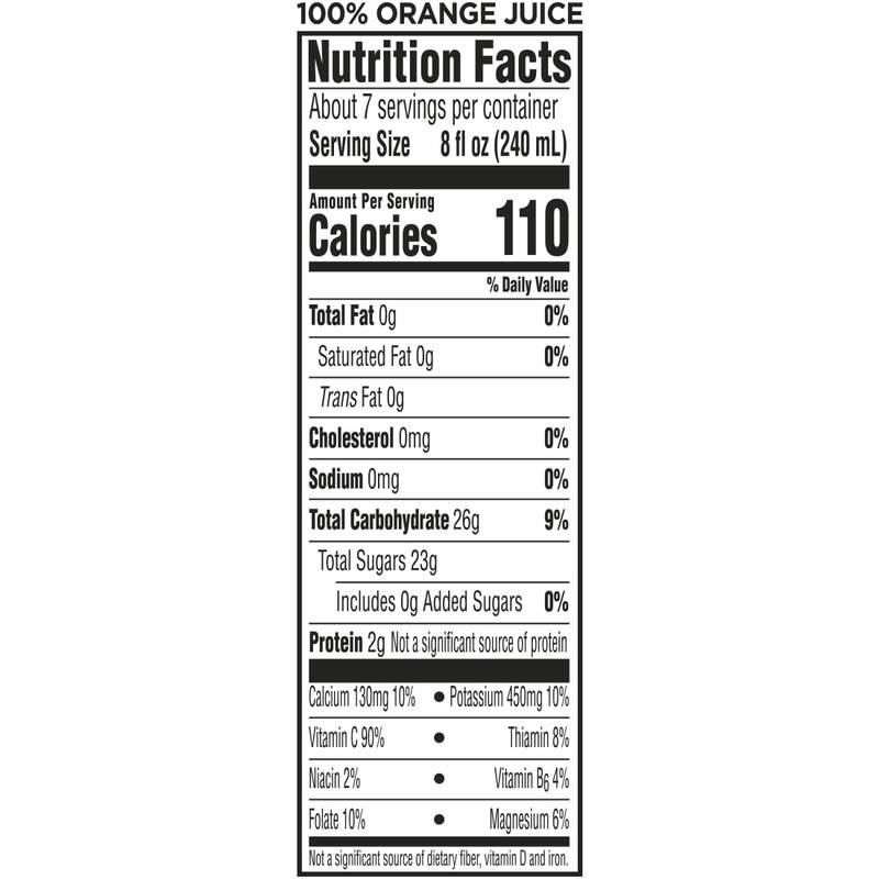 Simply Orange Low Acid Pulp Free 52oz btl