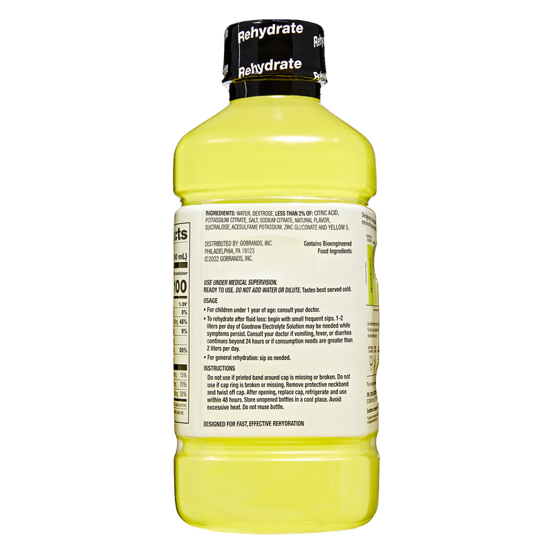 Goodnow Electrolyte Solution Lemon Lime 1L