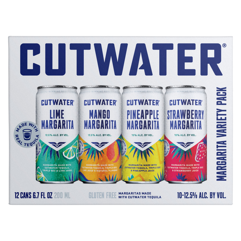 Cutwater Margarita Variety 12pk 200ml Can 10-12% ABV