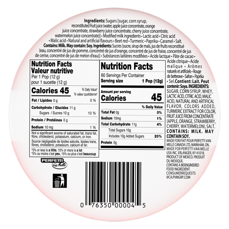 Chupa Chups Lollipop Assorted, 1 ct