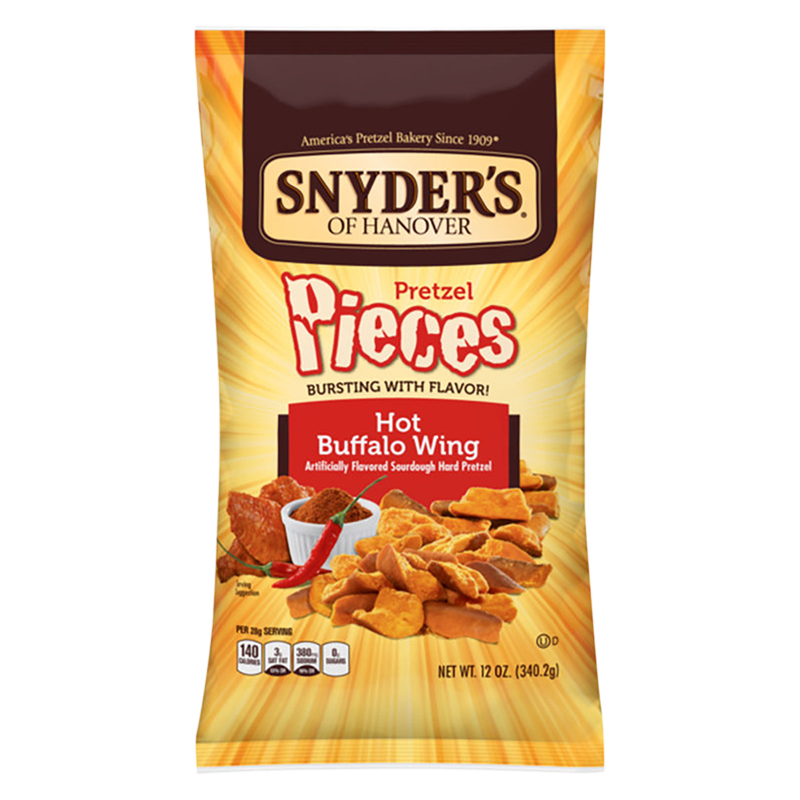 Snyder's Hot Buffalo Wing Pretzel Pieces 12oz