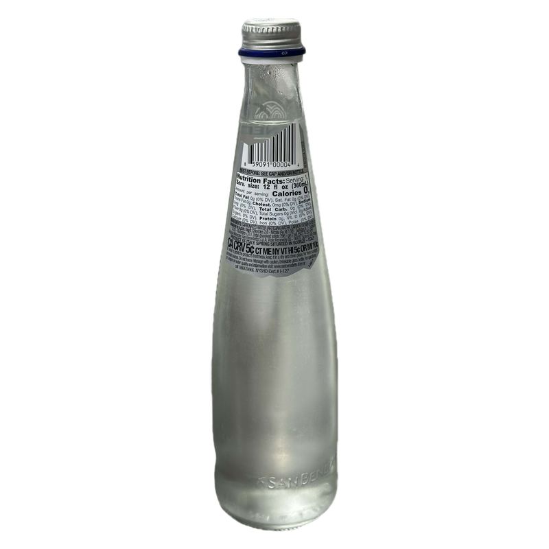 San Benedetto Prestige Sparkling Water 500mL Glass Bottle