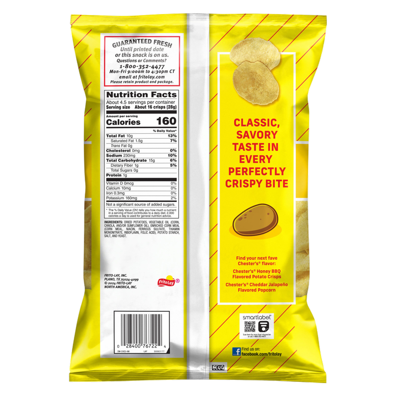 Chester's Fries Potato Crisps Original 4.25oz