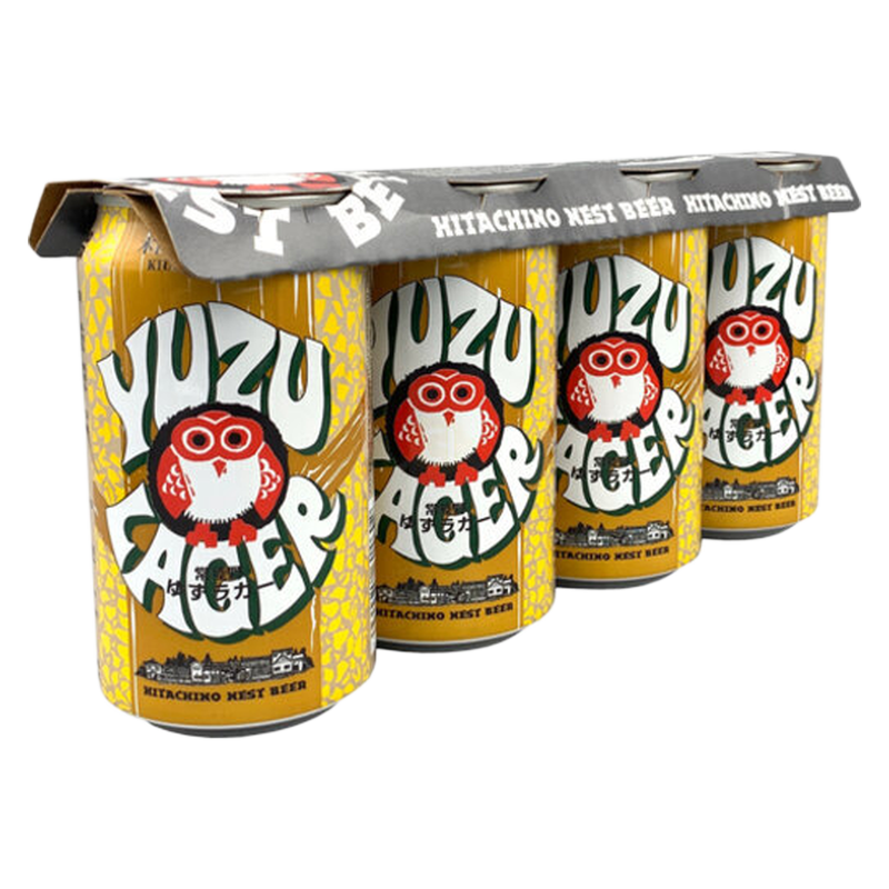 Hitachino Yuzu Lager 4pk 12oz Can