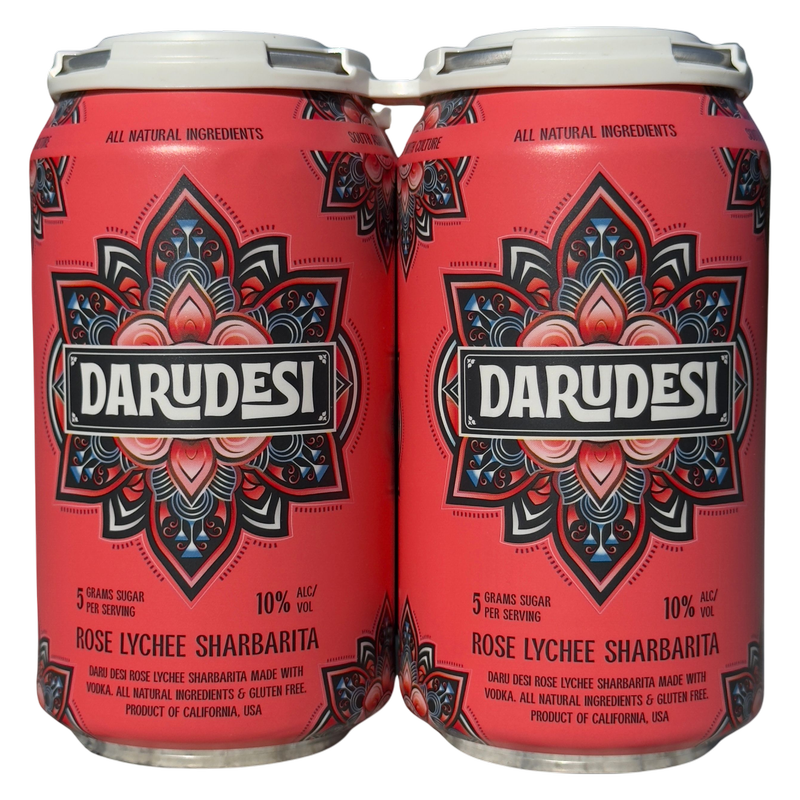 Daru Desi Rose Lychee Sharbarita 4pk 12oz Can