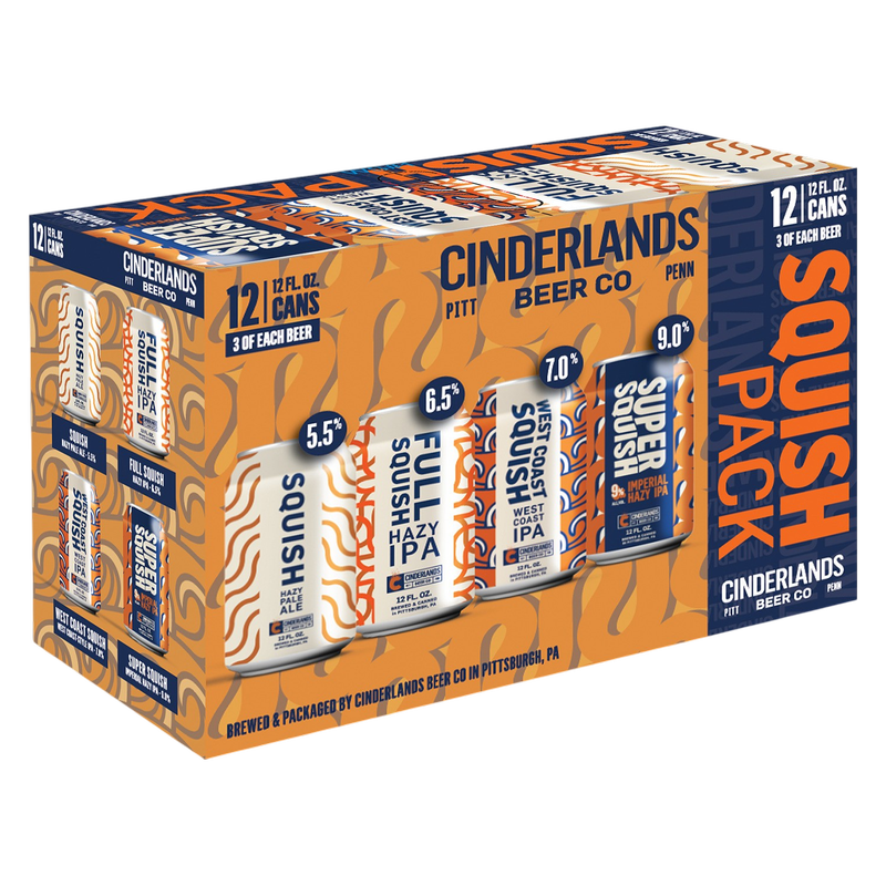 Cinderland's Squish Variety Pack 12pk 12oz Can