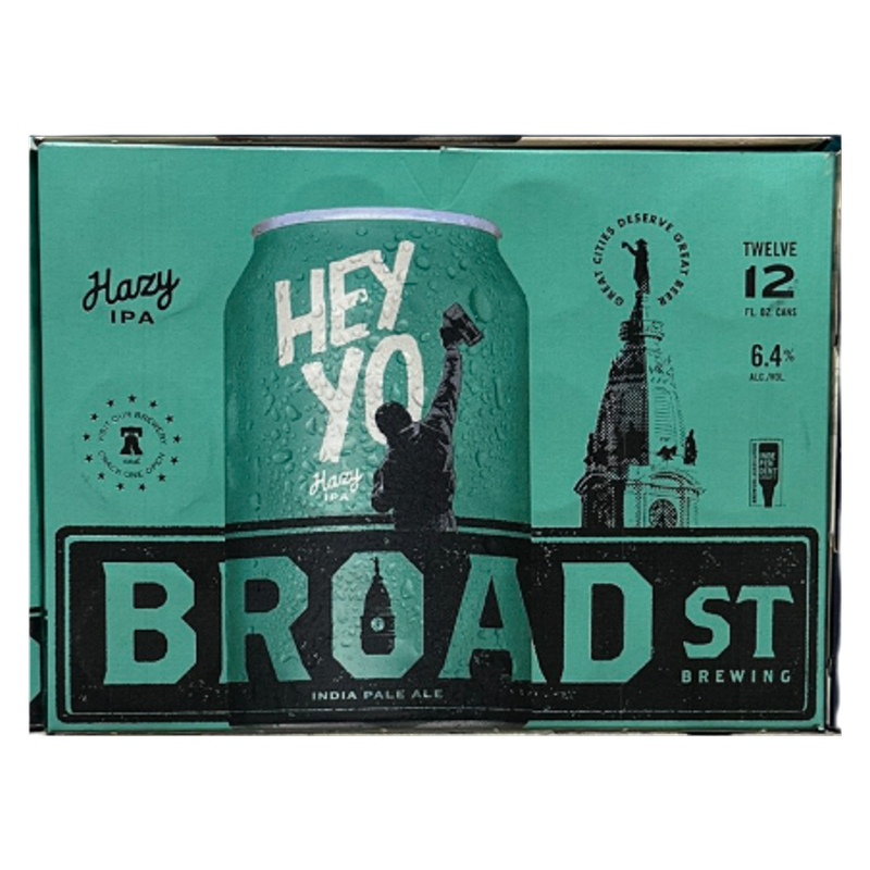 Broad Street Brewing Hey Yo Hazy IPA 12pk 12oz Can 6.2% ABV