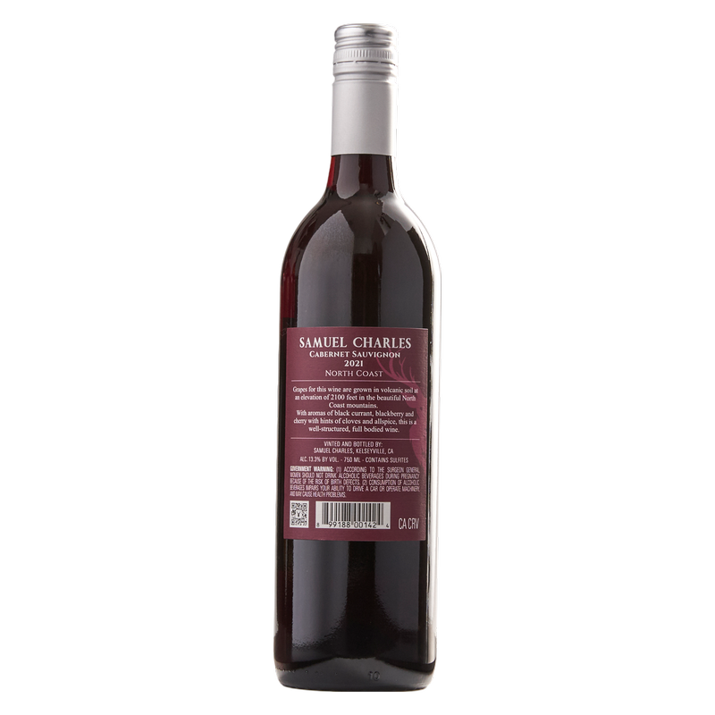 Samuel Charles North Coast Cabernet Sauvignon 750ml