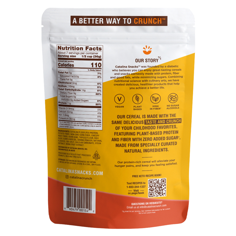 Catalina Crunch Cinnamon Toast Keto Cereal 9oz
