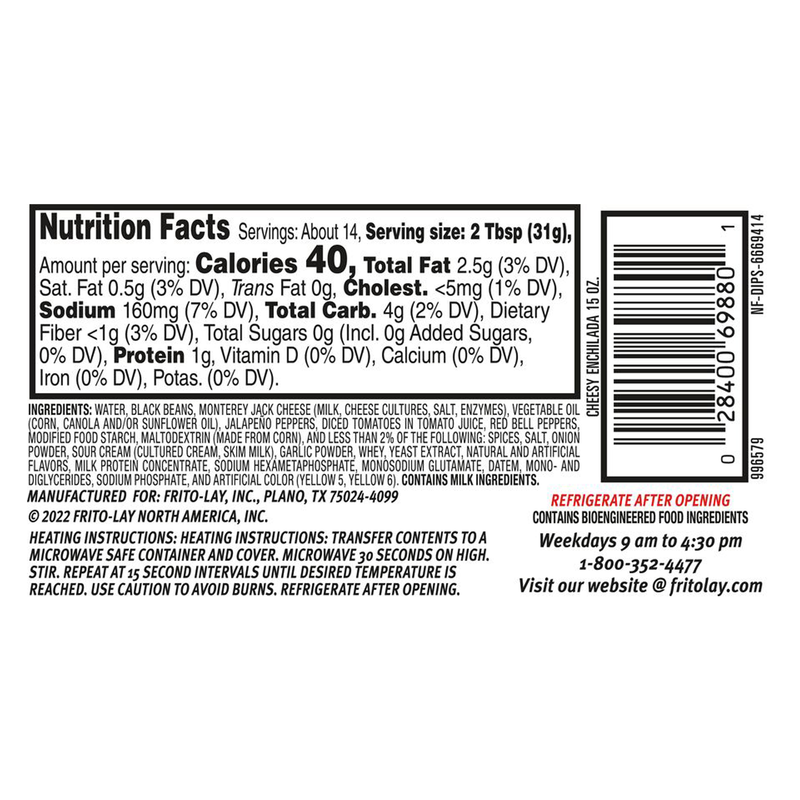 Tostitos Cheesy Enchilada Dip 15oz