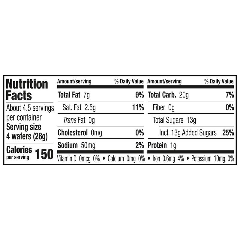 Keebler Vanilla Sugar Wafers, King Size, 4.4 oz