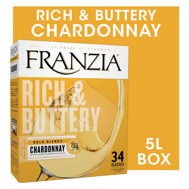 Franzia Rich & Buttery Chardonnay 5L Box