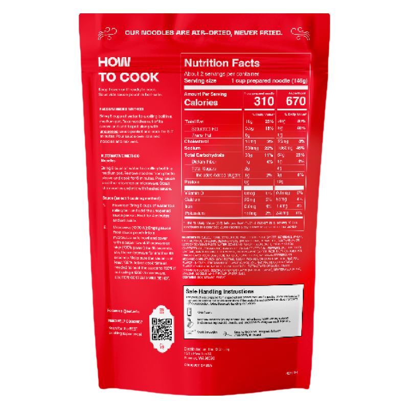 MìLà Spicy Dan Dan Noodles, 6.35oz