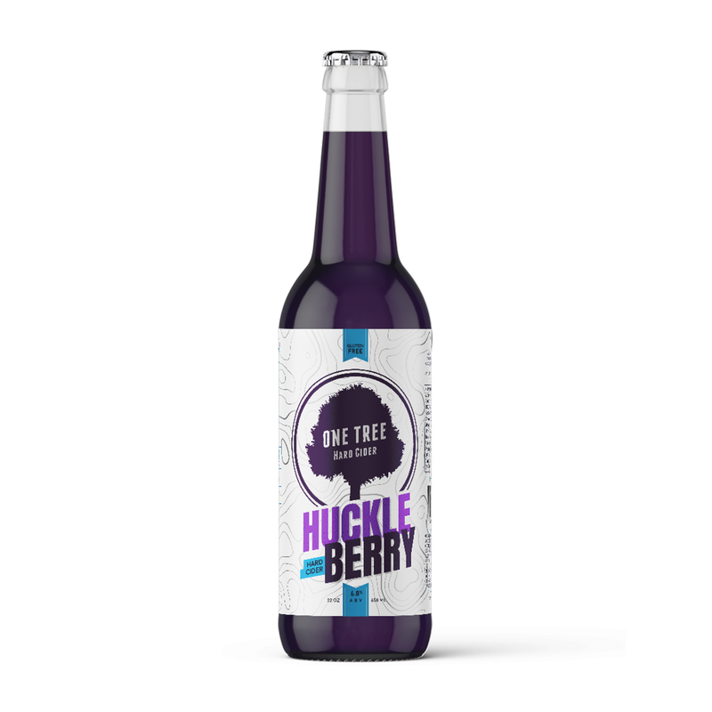 One Tree Huckleberry Cider Single 22oz Btl