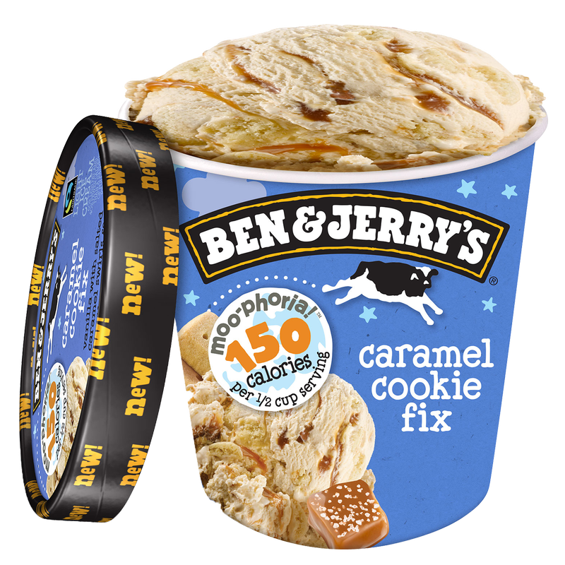 Ben & Jerry's Moo-Phoria Caramel Cookie Fix Pint