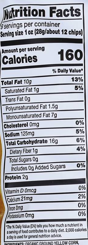 Wild Harvest Organic Corn Chips 10oz