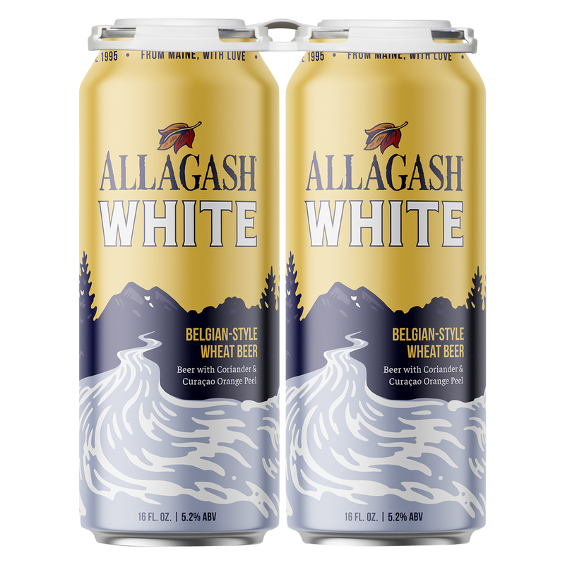 Allagash White Ale 4pk 16oz Can