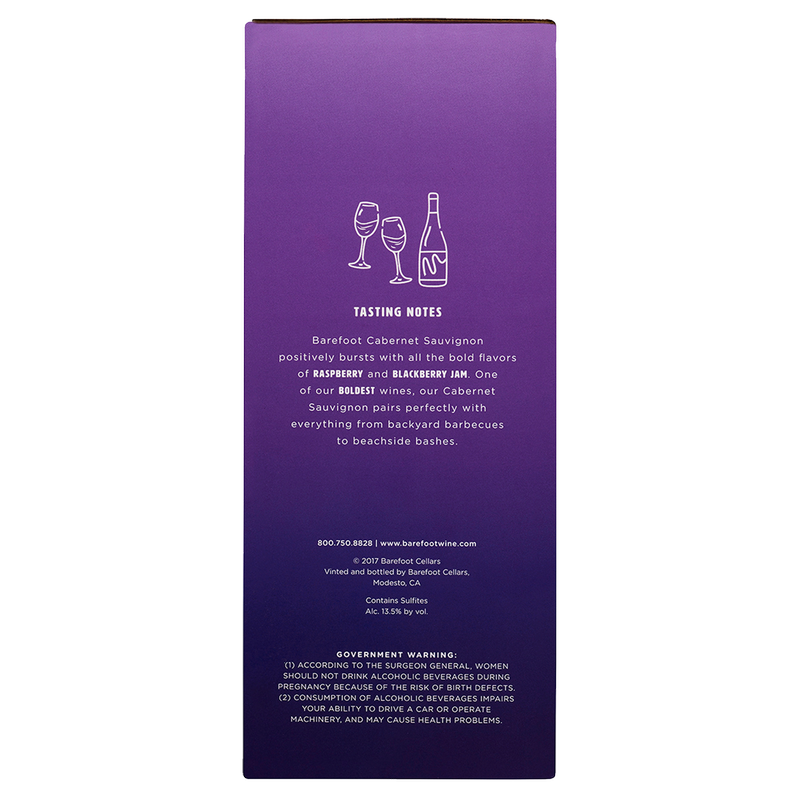 Barefoot On Tap Cabernet Sauvignon 3 Liter Box