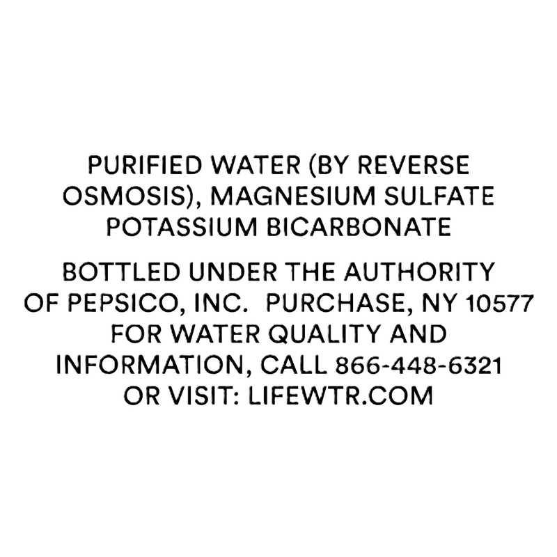 LIFEWTR Purified Water 6pk 1L Btl