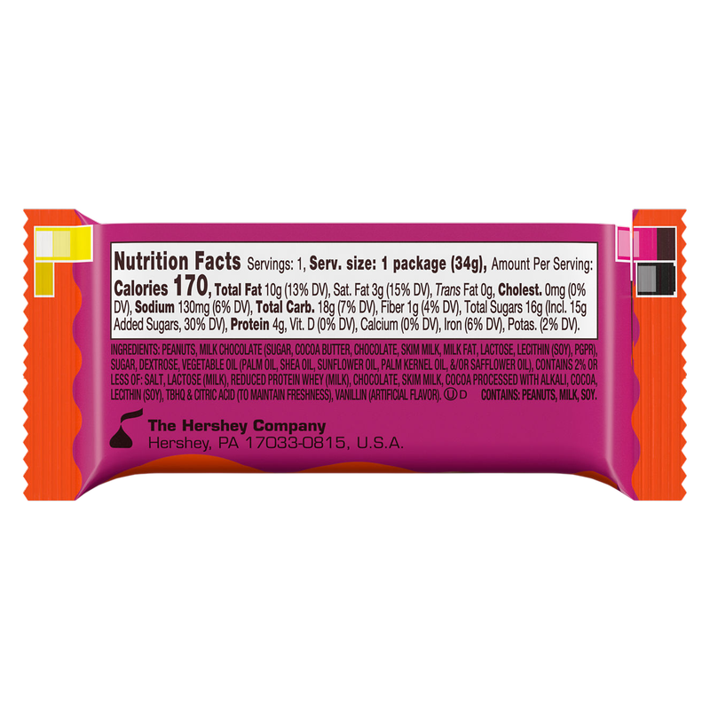 Reese's Milk Chocolate Peanut Butter Hearts, 1.2oz