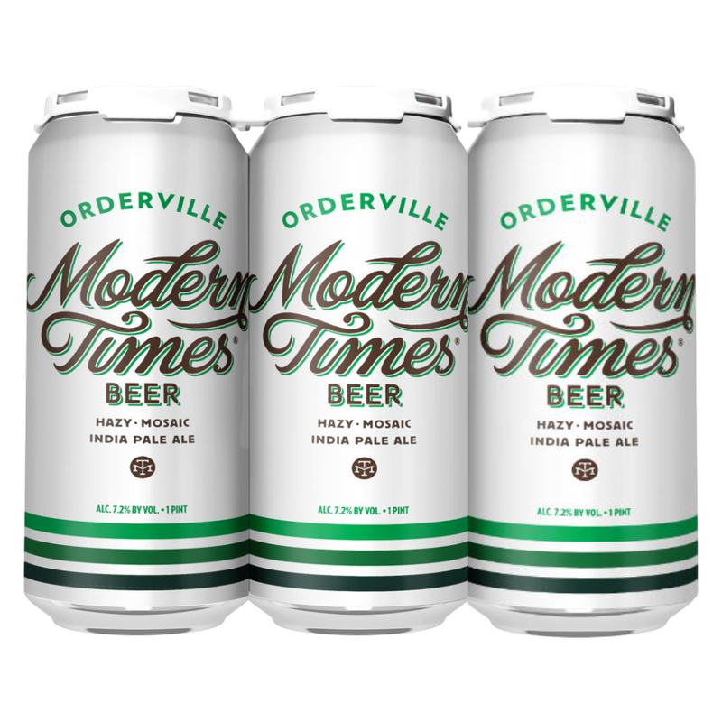 Modern Times Orderville Hazy Mosaic 6pk 16oz Can
