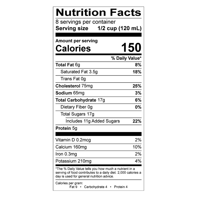 Organic Valley Eggnog 32oz Ctn