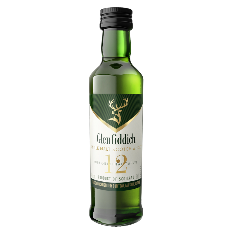 Glenfiddich 12 Year Old Scotch 50ml