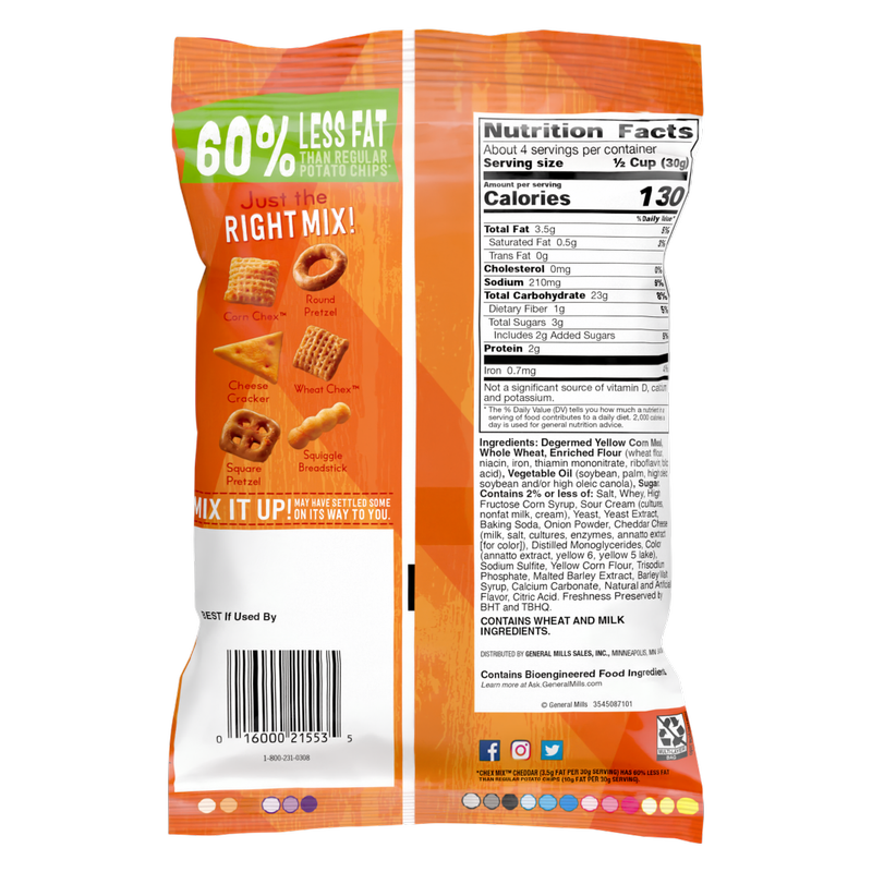Chex Mix Cheddar, 4.5oz