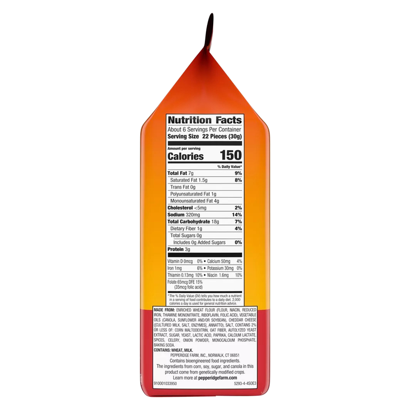 Goldfish Mega Bites Sharp Cheddar 5.9oz