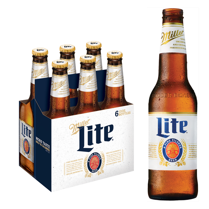 Miller Lite 6pk 12oz Btl 4.2% ABV