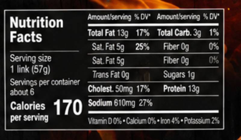 Meal Mart Kosher Israeli Shwarma Chicken Sausage - 12oz
