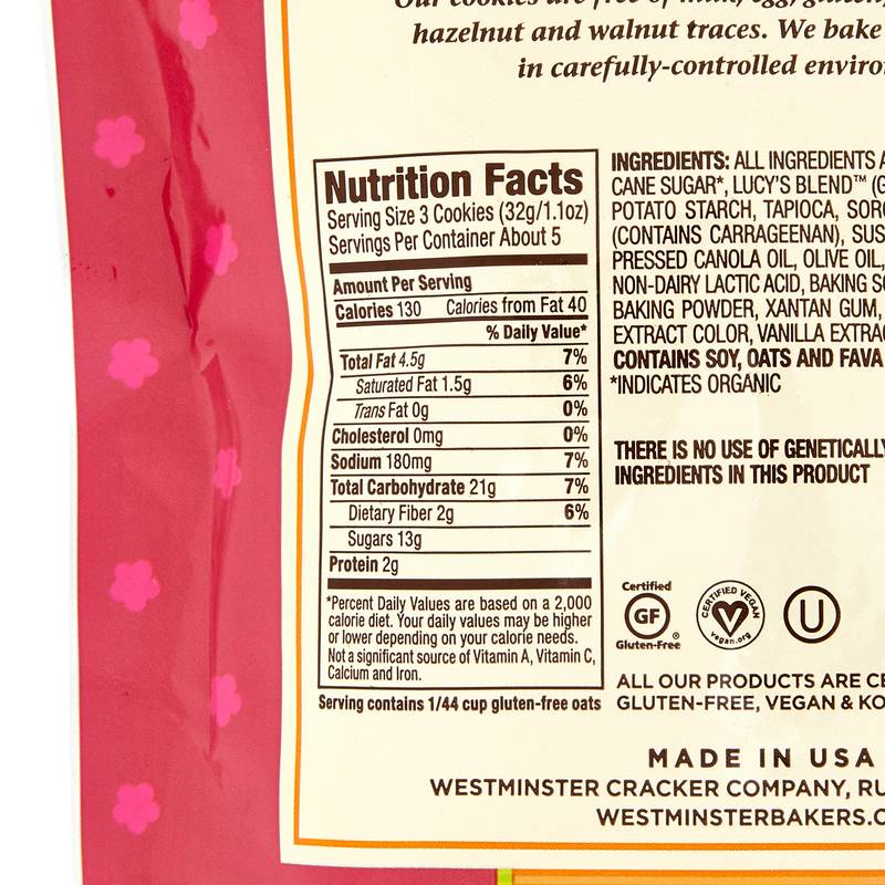 Lucy's Gluten Free Cinnamon Thin Cookies 5.5oz