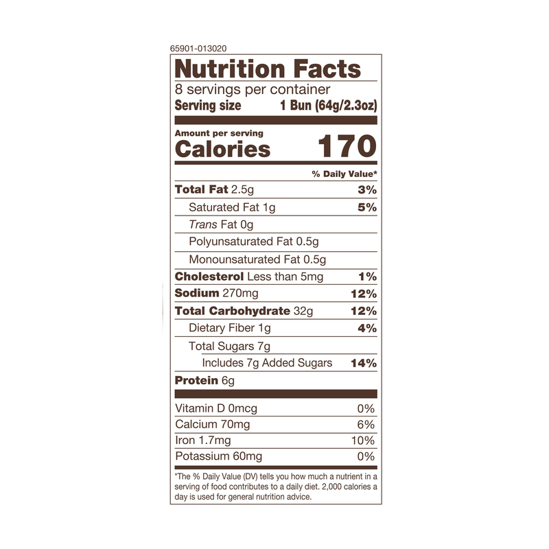 Nature's Own Perfectly Crafted Frozen Brioche Style Hamburger Buns - 8ct/18oz