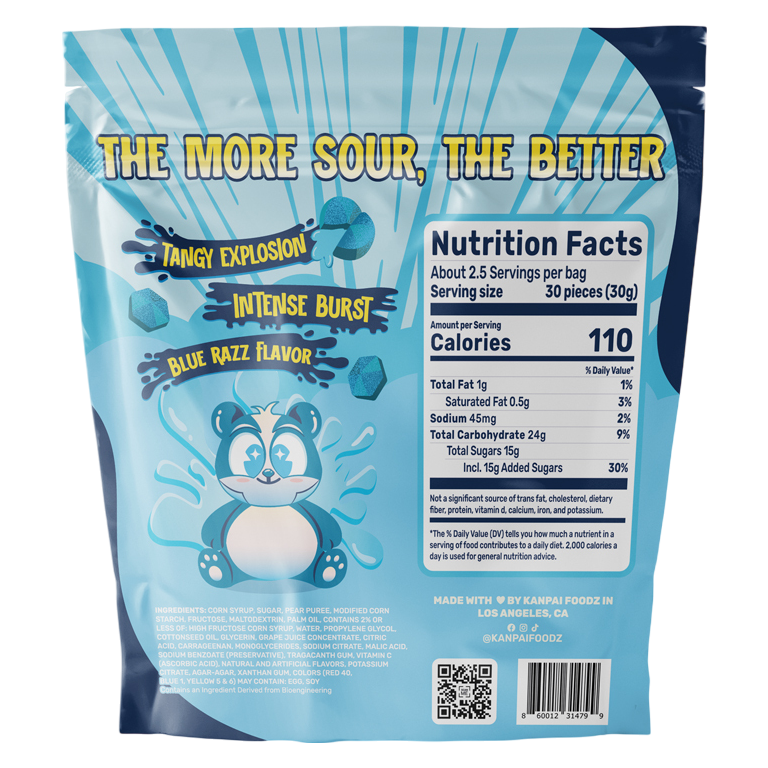 Kanpai Sour Burst Blue Raspberry 2.5oz
