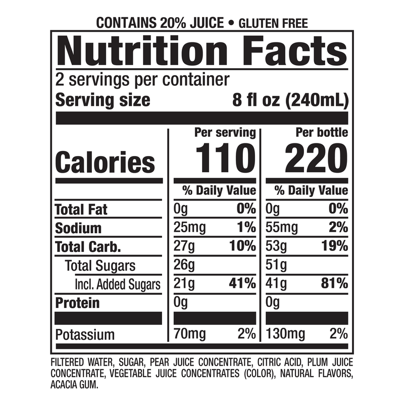 Nantucket Nectars Red Plum Juice 16oz