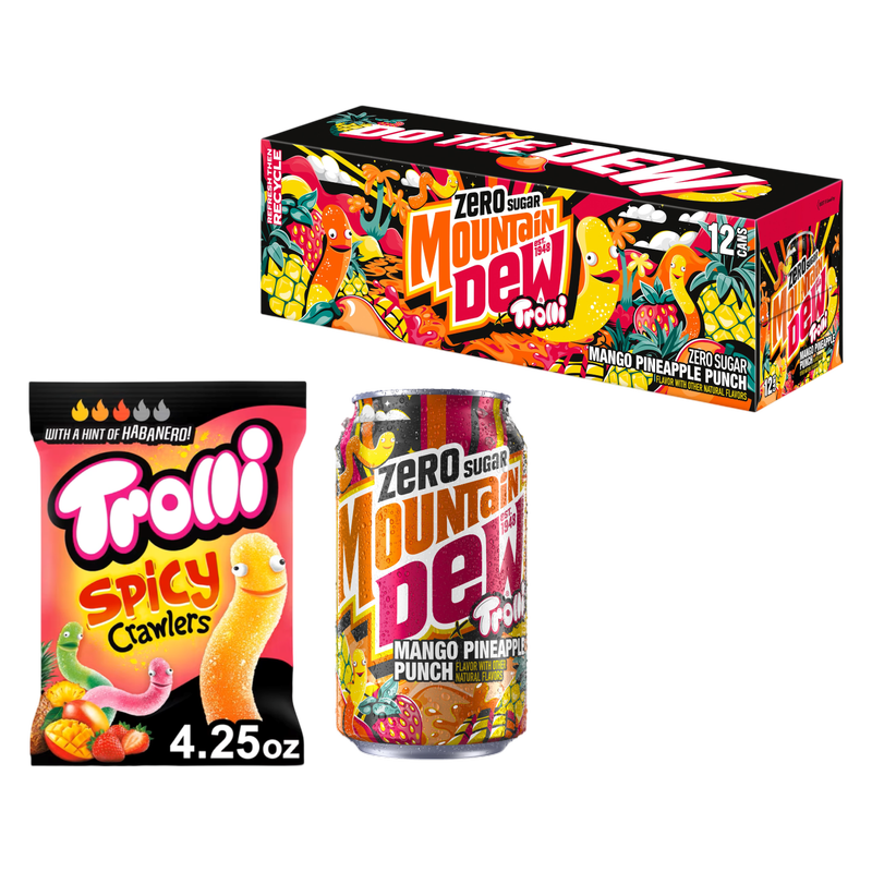 Mountain Dew Zero Sugar Trolli Combo