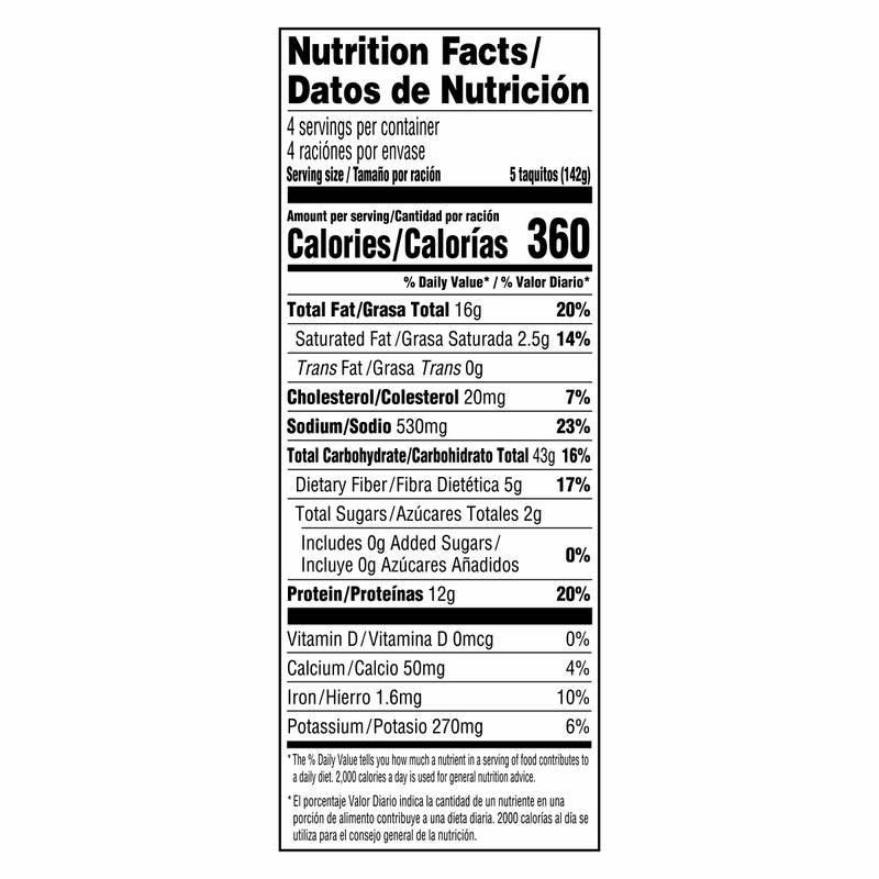 Delimex Beef Taquitos Frozen Snacks, 20ct