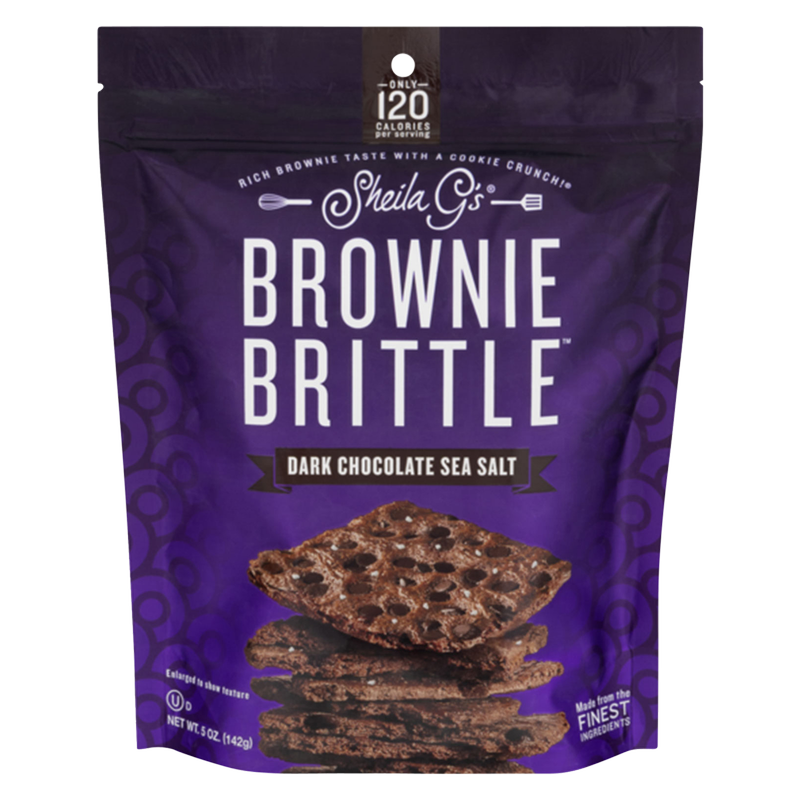 Sheila G's Brownie Brittle Dark Chocolate & Sea Salt 5oz
