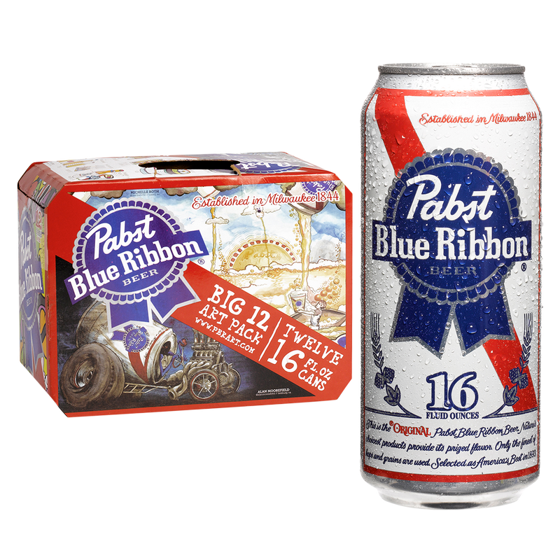 Pabst Blue Ribbon 12pk 16oz Can 4.6% ABV