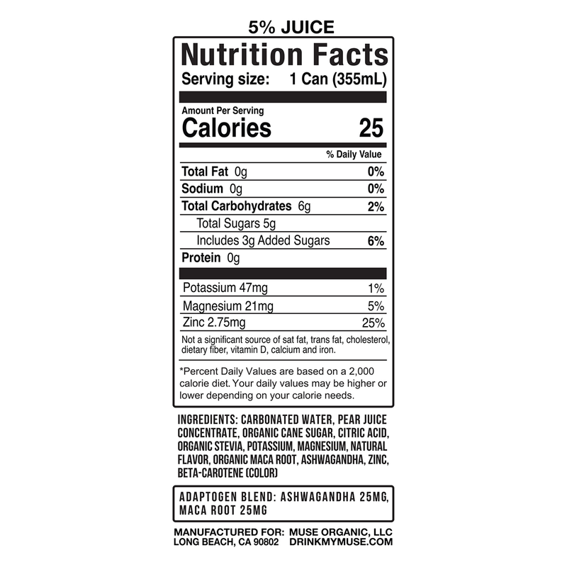 MYMUSE Inspired Soda Passion 12oz Can