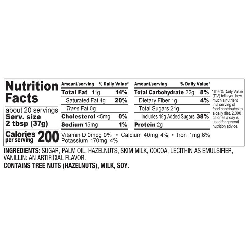 Nutella Hazelnut Spread with Cocoa for Breakfast, 26.5 oz Jar