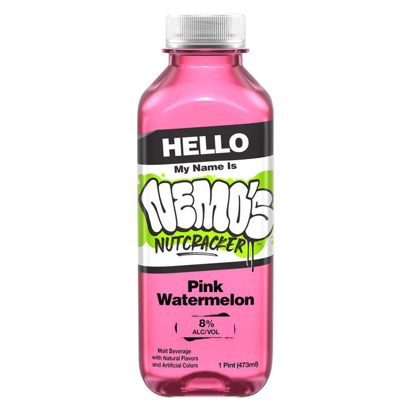 Nemo's Nutcracker Pink Watermelon 16oz Bottle 8% ABV