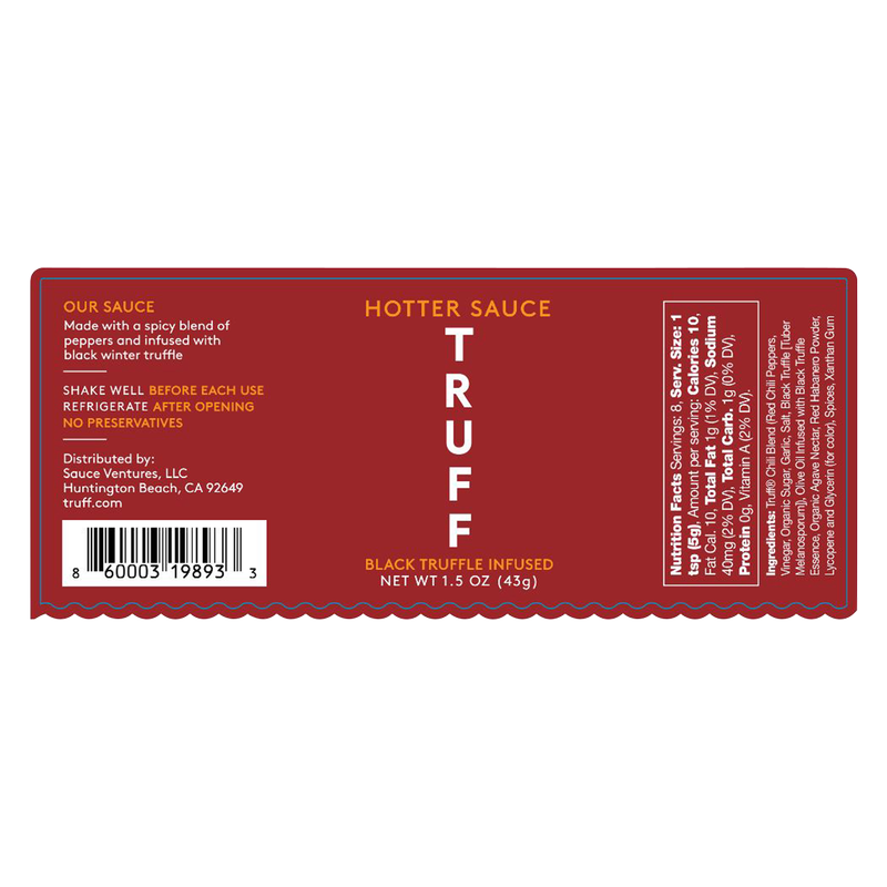 TRUFF Mini Hotter Sauce 1.5oz