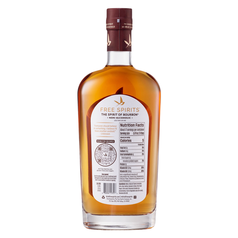 Free Spirits Non-Alcoholic Bourbon 750ml