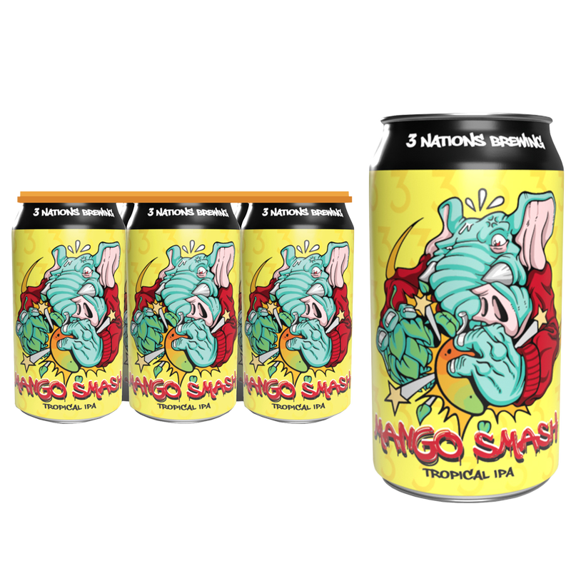 3 Nations Mango Smash 6pk 12oz Can 6.9% ABV