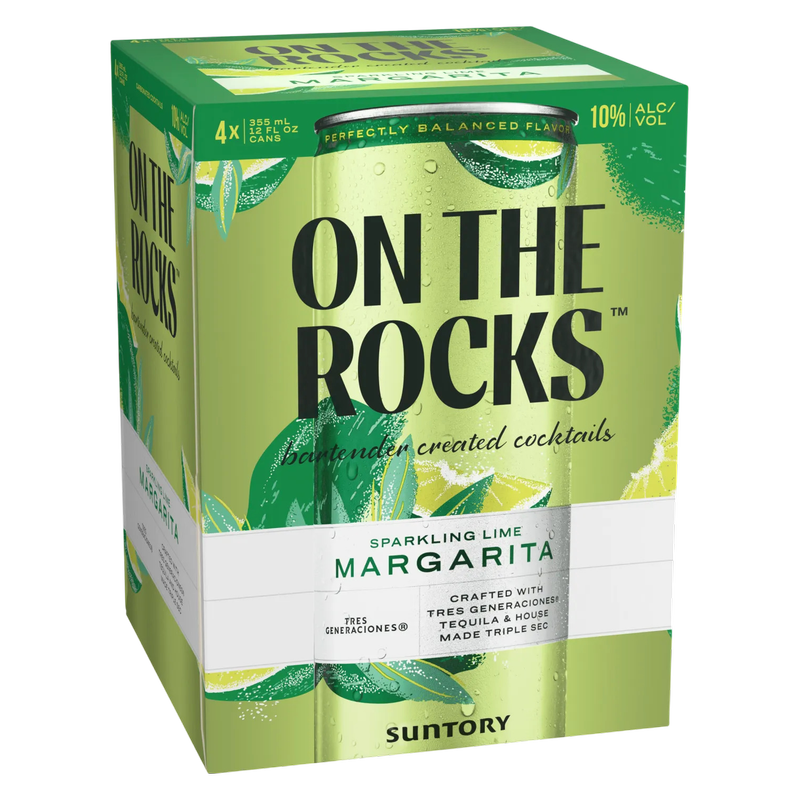 On The Rocks Lime Margaita 4pk 12oz Can 10% ABV