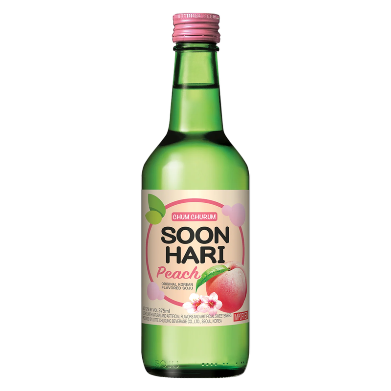 Soon Hari Peach Soju 375ml 12% ABV