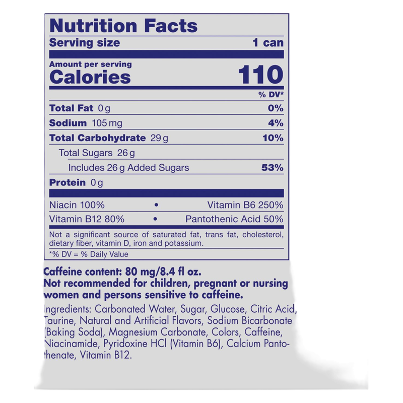 Red Bull Energy Drink 4pk 8.4oz Can- XL